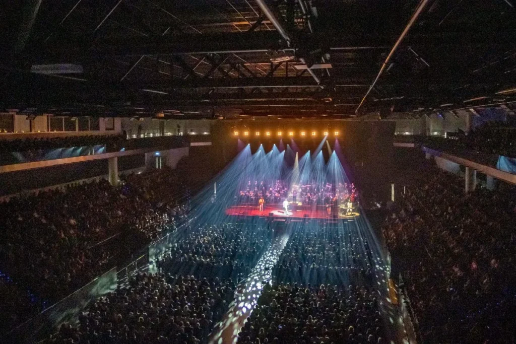 Aréna počas koncertu Celebrating the Music of Ennio Morricone